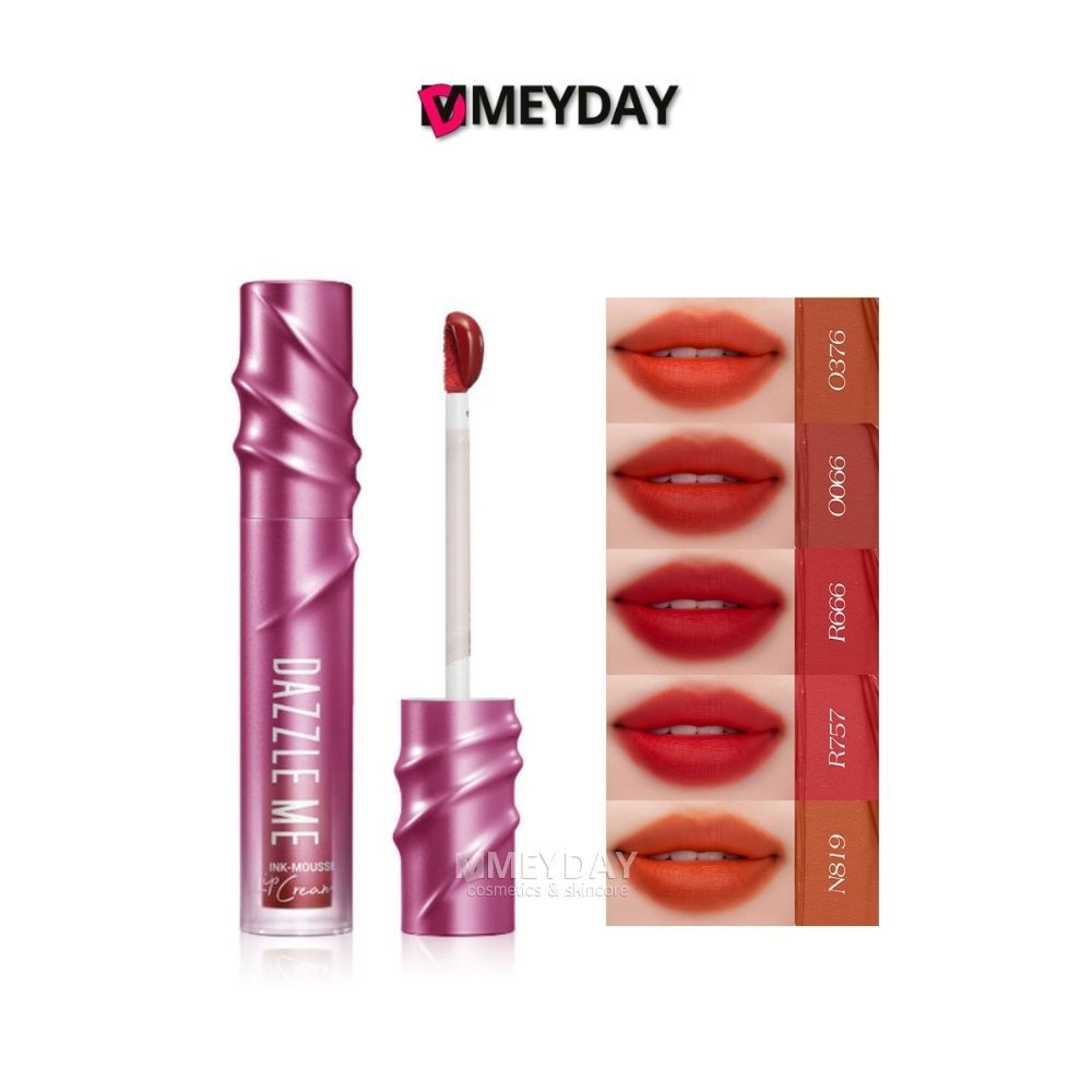 DAZZLE ME Ink-Mousse Lip Cream แดซเซิลมี อิ้งค์-มูส ลิปครีม 2.5ml