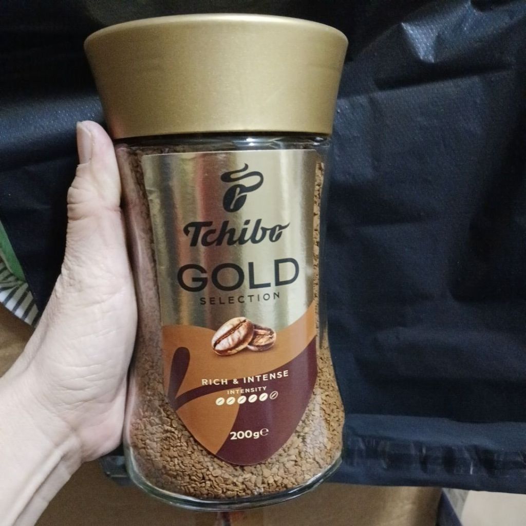 ( เปลี่ยนฉลาก )กาแฟ กาแฟทชิโบ ขวดใหญ่ 200 กรัม  เหมือนที่ขายในห้างชั้นนำ กาแฟสำเร็จรูปนำเข้าจากเยอรมัน หอม นุ่ม มีอย.