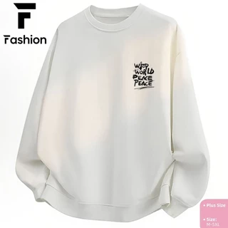 เสื้อกันหนาวคู่รัก Unisex ไซส์ใหญ่ ทรงโอเวอร์ไซส์เท่ๆ นําเข้าผ้าดี ใส่สบายมาก ราคาถูก