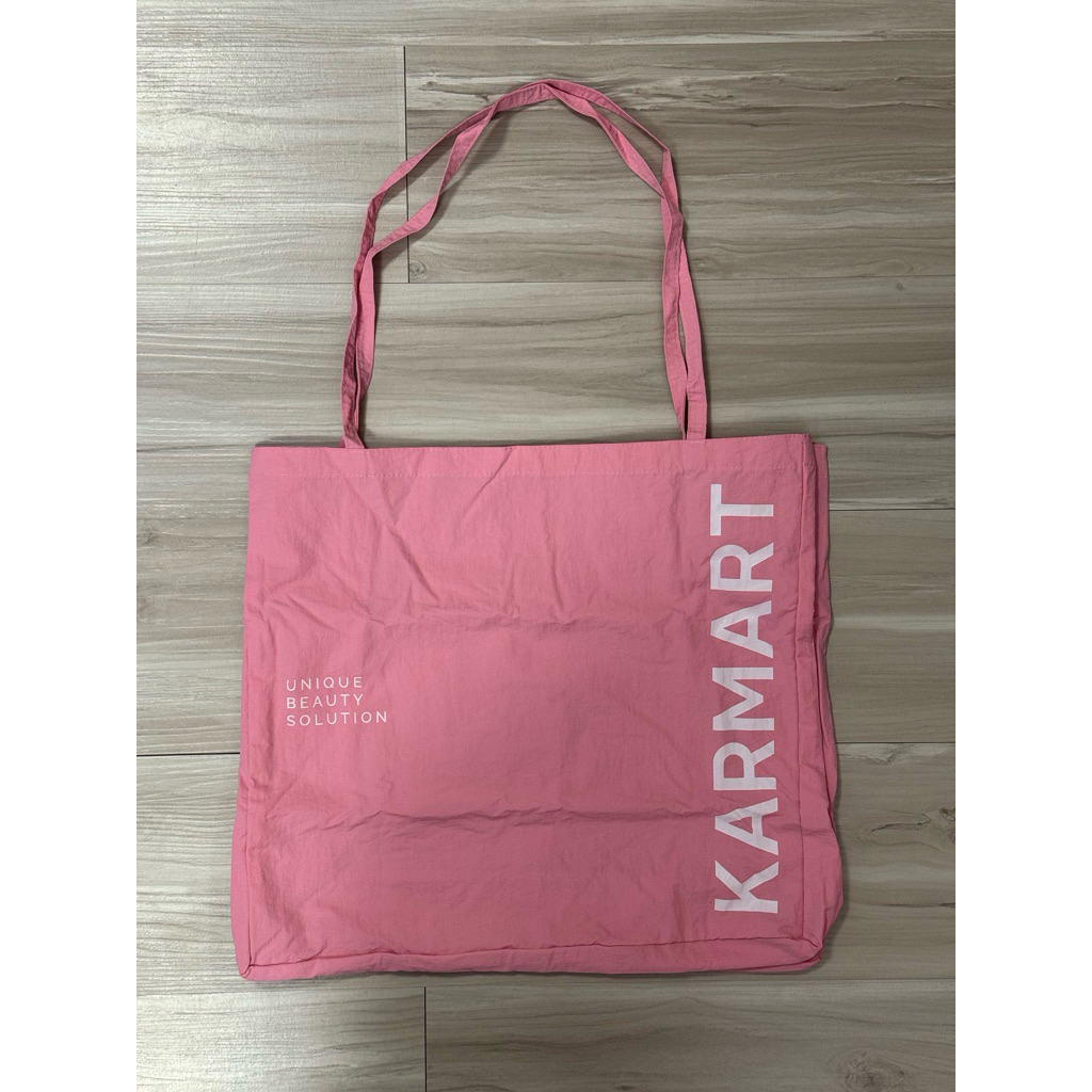 (NEW) Karmarts | กระเป๋าผ้า กระเป๋าอเนกประสงค์ สีชมพู ขนาด 42*38cm