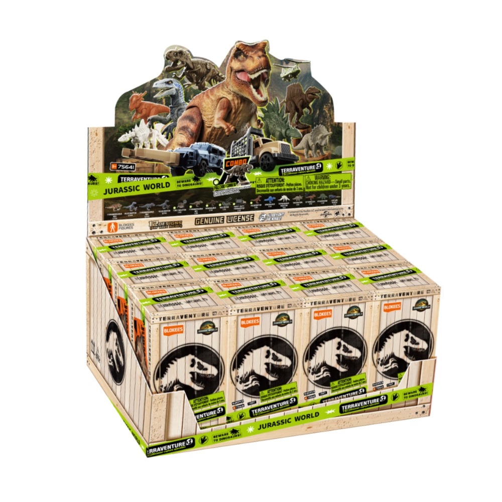 BlokeesFigures-Jurassic World Terraventure TS01 Natura lMuseum (จูราสสิก เวิลด์) (Blokees)-(ลิขสิทธิ์แท้)(75641)