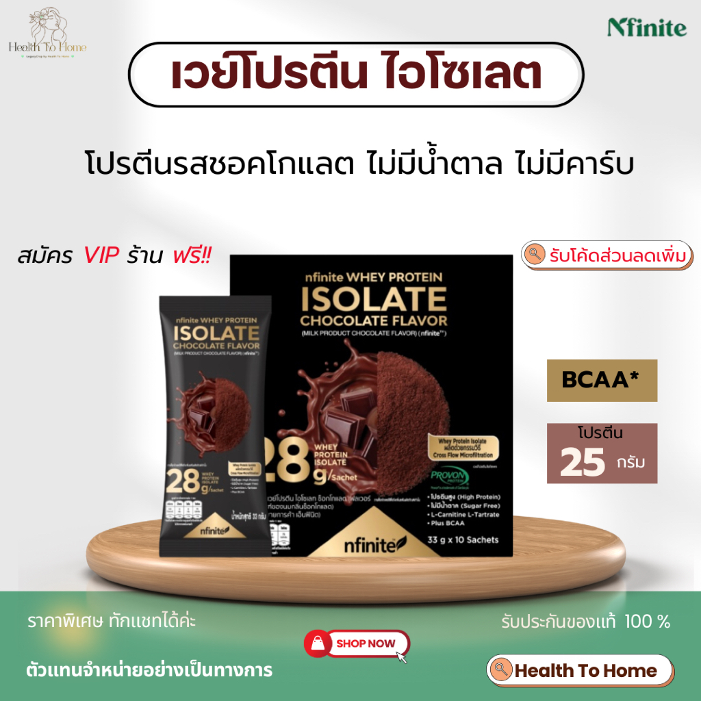 โปรตีนไอโซเลต ไม่มีน้ำตาล ไม่มีคาร์บ โปรตีนเต็มซอง เพิ่มกล้ามเนื้อ BCAA เลกาซี่ legacy