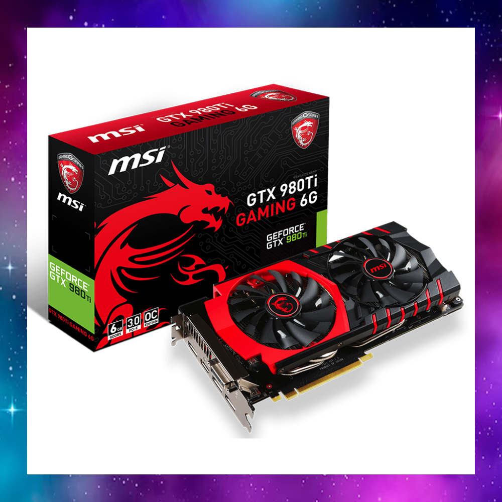 VGA (การ์ดแสดงผล) MSI GEFORCE GTX980Ti 980Ti 6GB GAMING ใช้งานปกติ