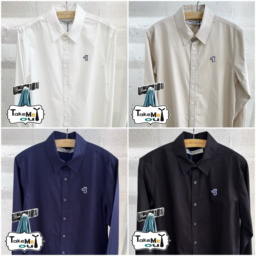 NEW SMILEYHOUND BASIC SLIM SHIRT A25 #1013