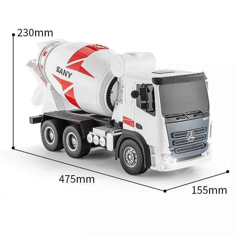 Huina SY537 รถบังคับโม่ปูน Sany RC Cement Mixer Truck 2.4GHz ดีไซด์สมจริง thumbnail 7
