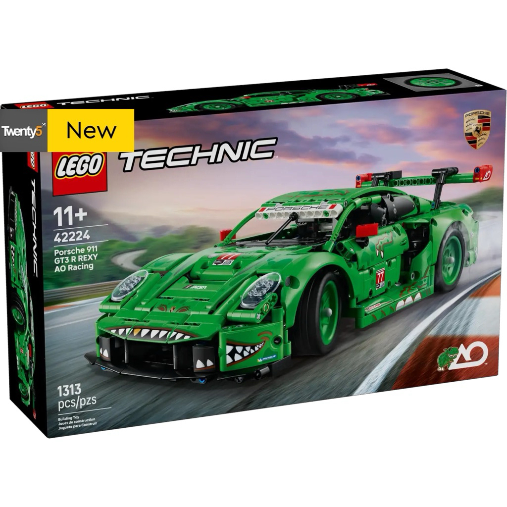 Lego Technic 42224 Porsche 911 GT3 R REXY AO Racing Car