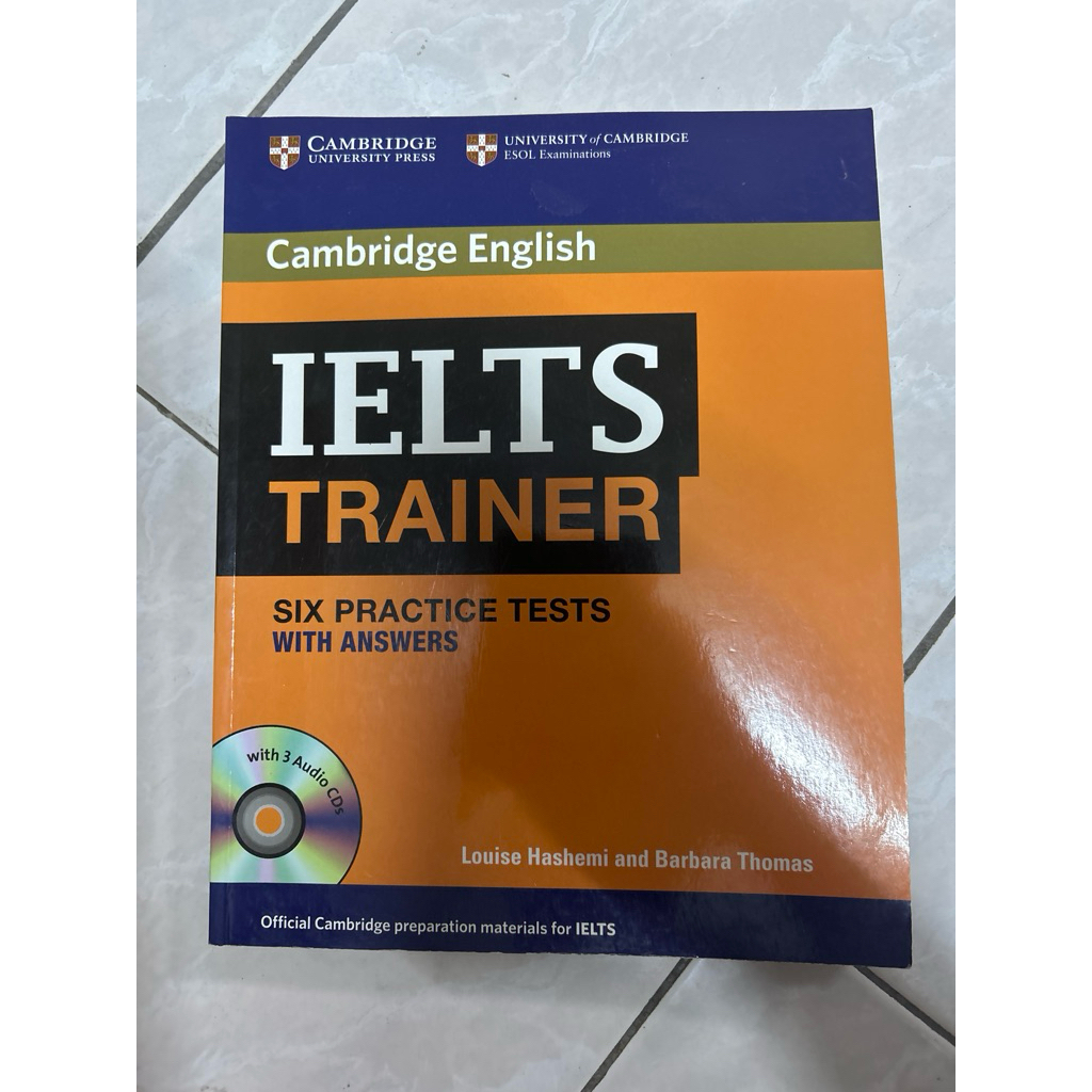 ielts trainer มีขีดเขียน ไฮไลท์ 55% มี cd
