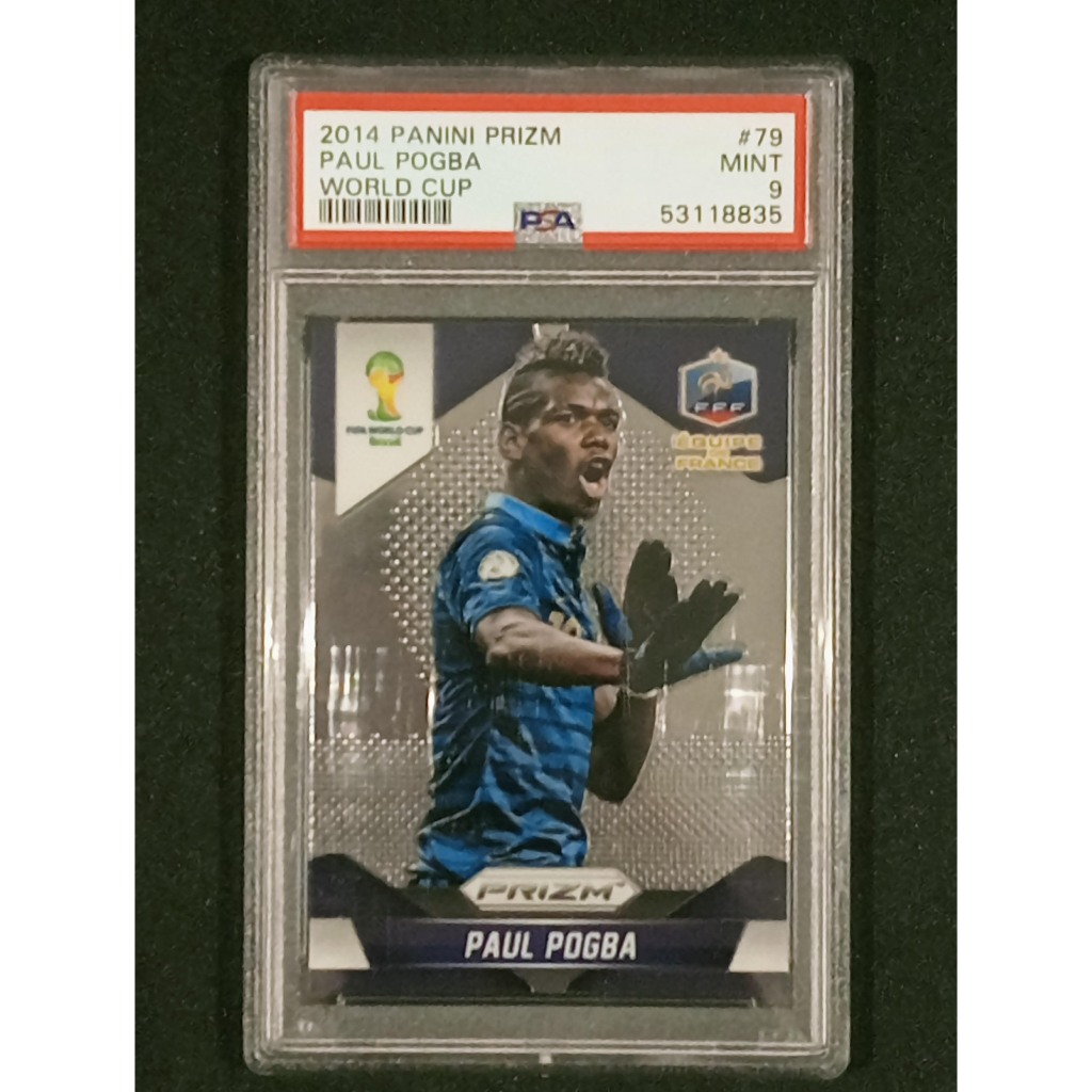 Paul Pogba 2014 Panini Prizm World Cup Portugal PSA 9