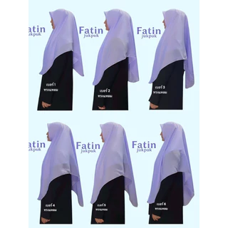 📍ฟาตินจักรปัก ผ้าคลุมนักเรียนจอเจียเม็ดทรายพรีเมี่ยม ทรงเเหลม ♦️ (ค่าปักชื่อแยก แจ้งข้อมูลทางแชทนะคะ)