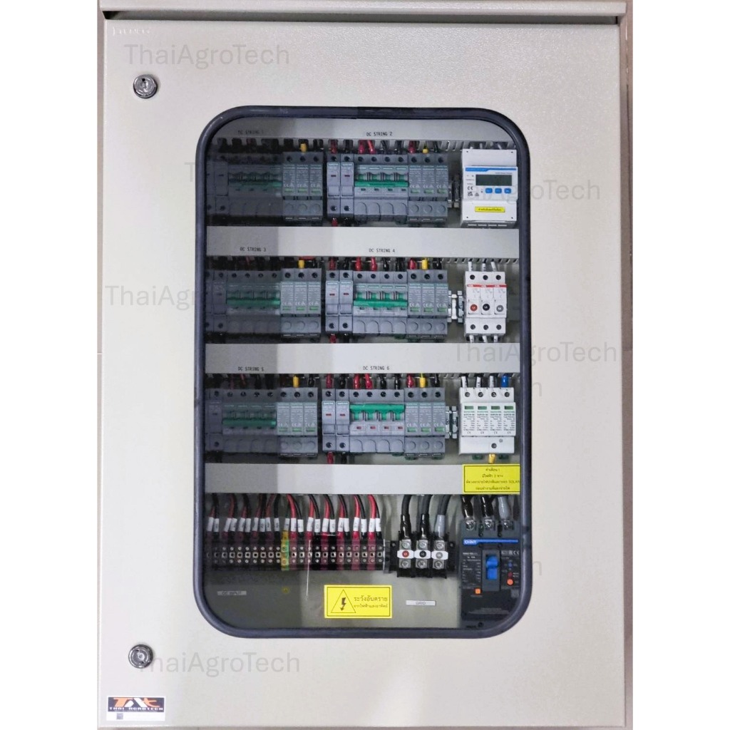 ตู้คอมบายเนอร์ใช้กับงานติดตั้งระบบโซล่าเซลล์ DC1000V 6 สตริง 30-50กิโลวัตต์ 3เฟส เบรคเกอร์กันไฟดูดRC