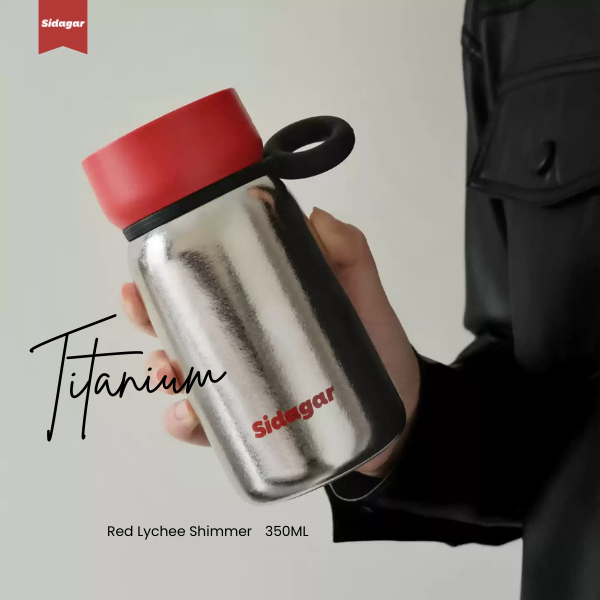 รอบ 2 SIDAGAR Mug 350 ml แก้วเก็บความเย็น ไทเทเนียม แท้ ไม่สนิม ไม่มีสารเคลือบ คงรสชาติ