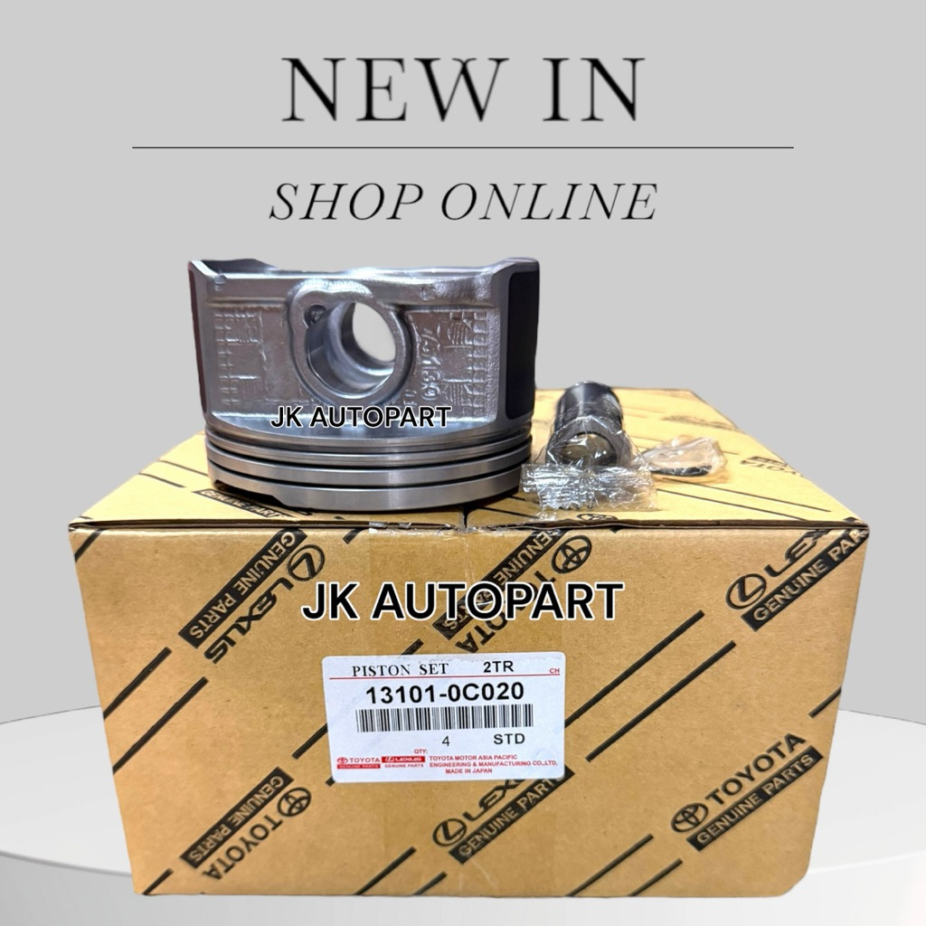 ลูกสูบพร้อมสลัก TOYOTA VIGO BENZINE เครื่องยนต์ 2TR รหัส 13101-0C020 ยี่ห้อ IZUMI ลูกสูบโตโยต้าวีโก้