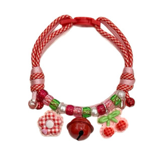 ปลอกคอแมว สร้อยคอแมว ขนาดรอบคอ 20-30 cm รูดขยายปรับขนาดได้ ม…