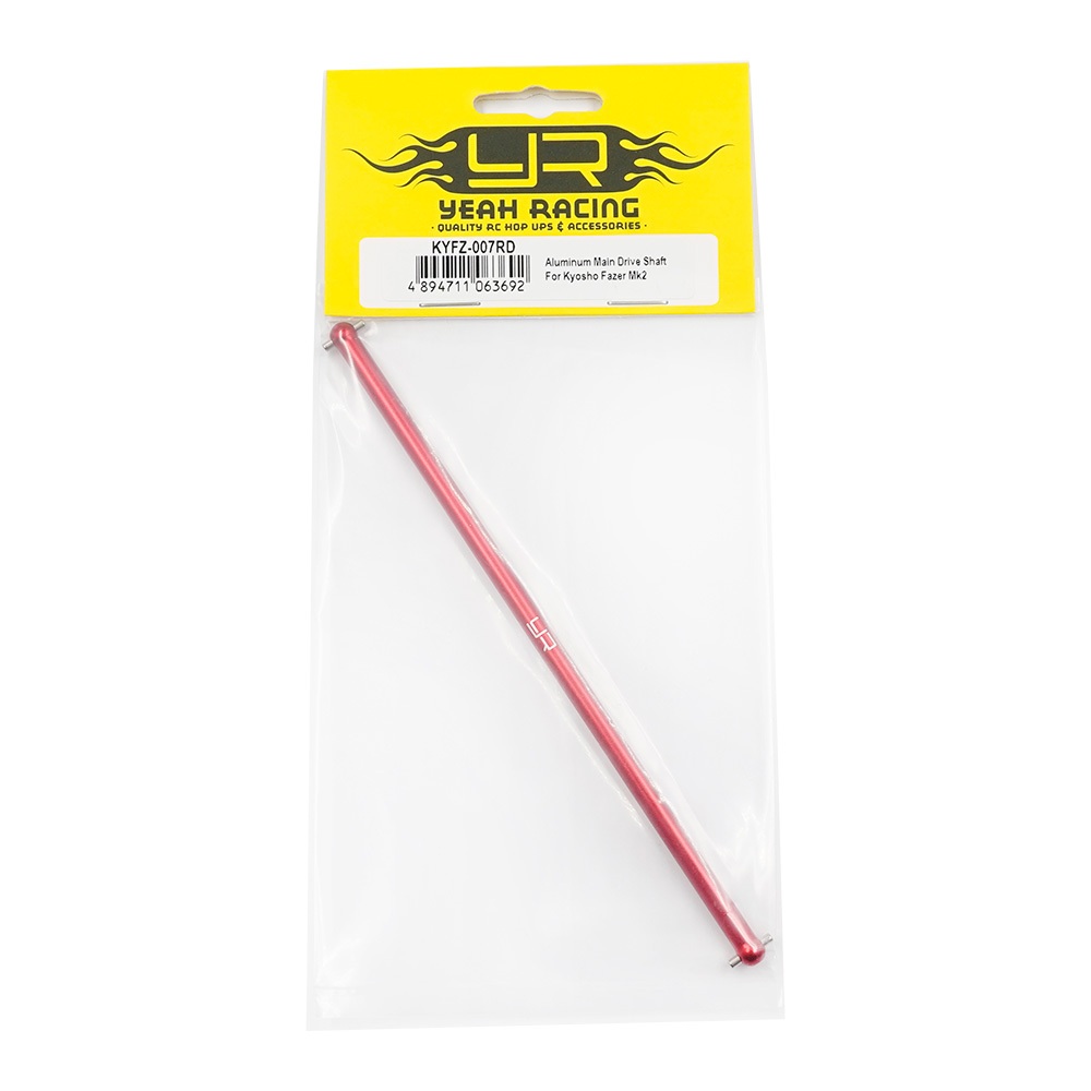 Yeah Racing Aluminum Main Drive Shaft For Kyosho 1/10 Fazer Mk2 KYFZ-007RD