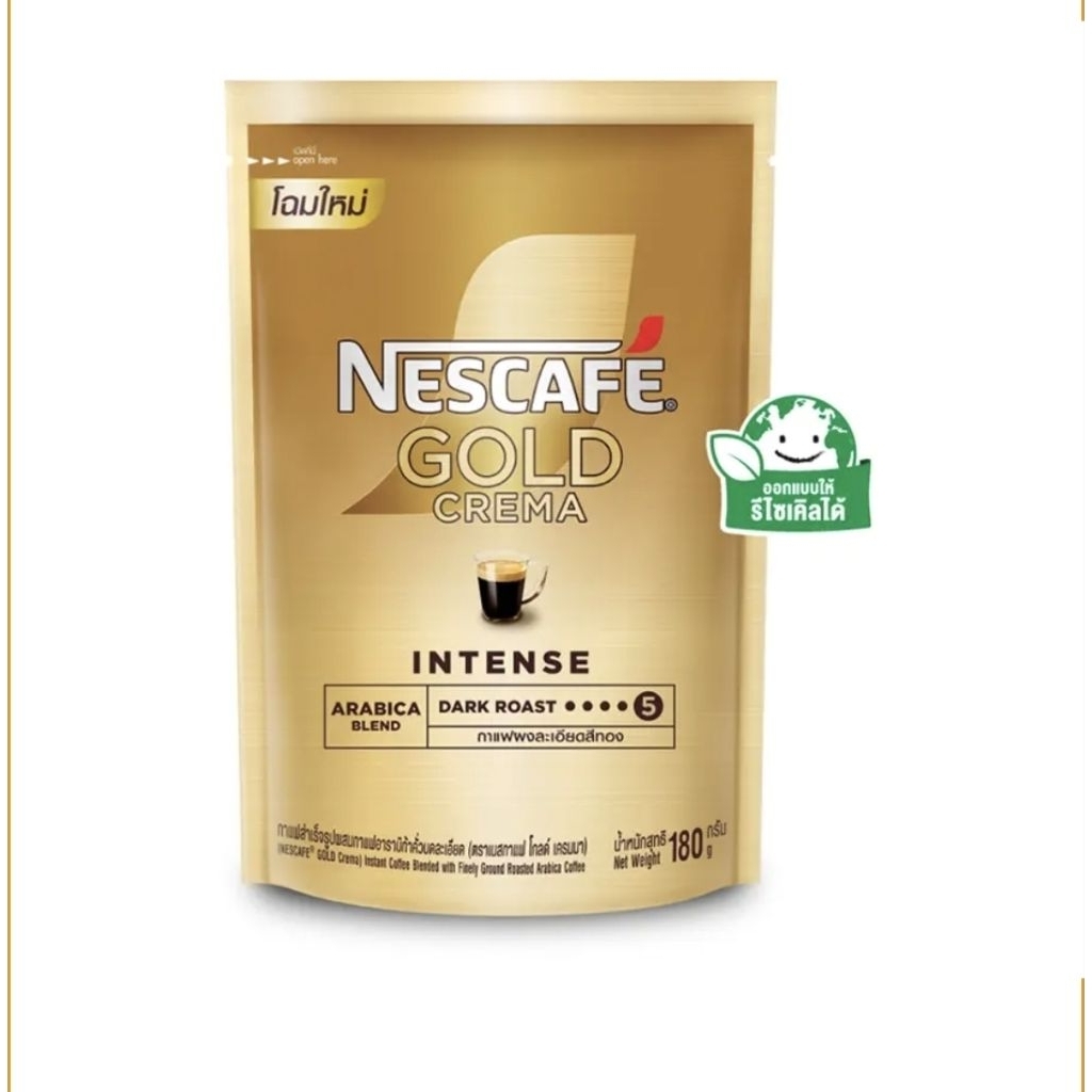 Nescafe Gold Crema 180g เนสกาแฟโกล์ดเครมมา 180กรัม