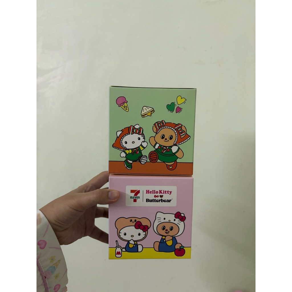 กล่องจุ่ม กระเป๋าพี่คิดตี้และน้องเนย Hello Kitty x Butterbear