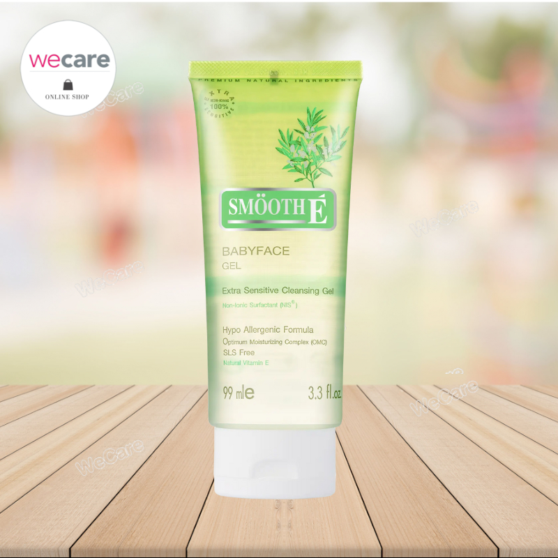 Smooth E Babyface Gel 99มล สมูทอี เบบี้เฟส เจล เจลล้างหน้าสูตรอ่อนโยน ผิวบอบบางเเพ้ง่าย ราคา ถูกที่สุด ดีลบีเคเค แกลเลอรีภาพที่ 3