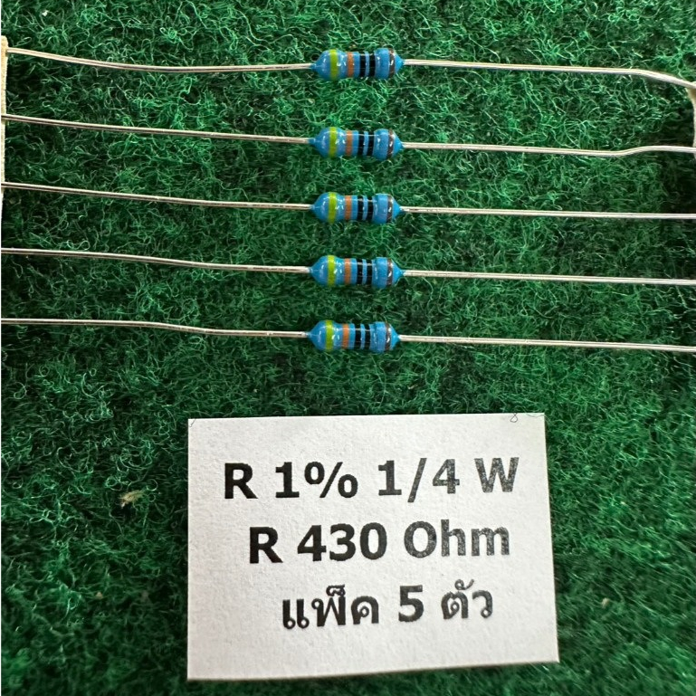 R 5% 1/4 W  R 10K , R 100K  , R 560 ohm 560R , R 220 Ohmr 220R , แพ็ค 10 ตัว