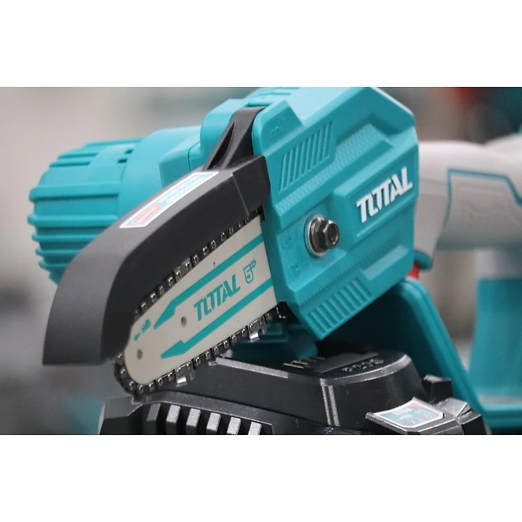 สินค้าส่งจากไทย TOTAL เครื่องตัดแต่งกิ่งไม้ บาร์ 5 นิ้ว ไร้สาย 20V (ครบชุด) เลื่อยโซ่ไร้สาย 5 นิ้ว รุ่น TGSLI20581 - รูปที่ 2