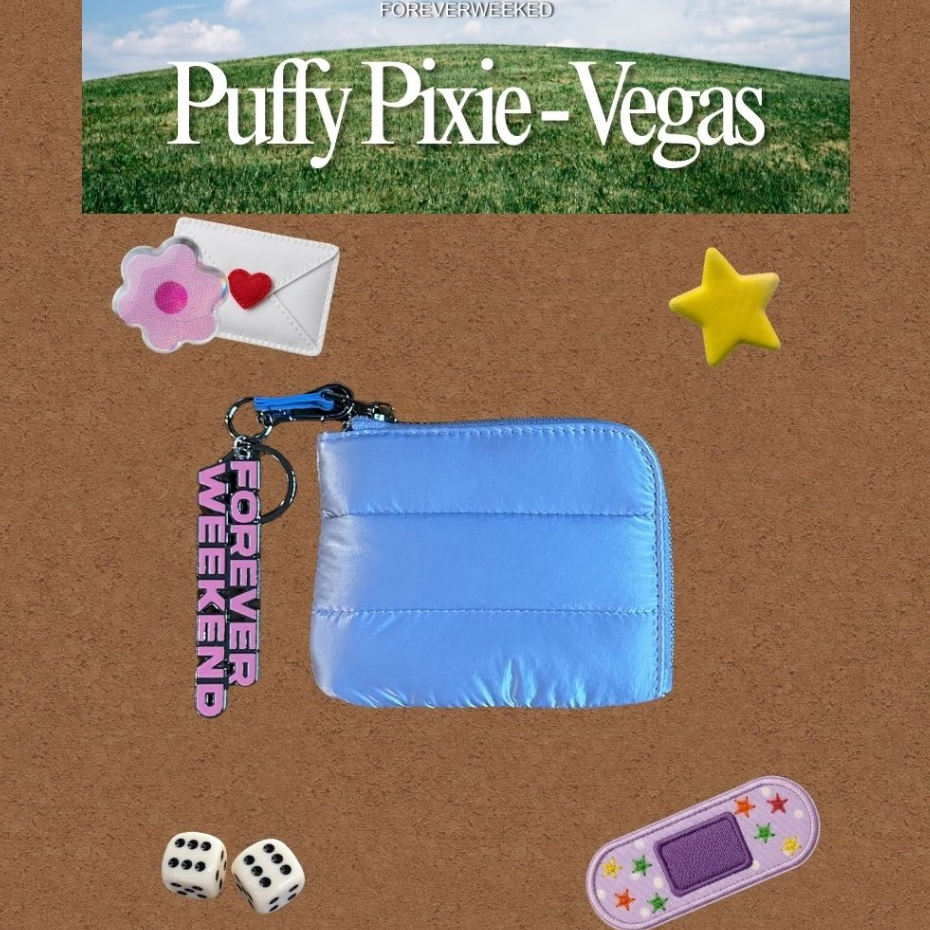 Puffy Pixie Wallet- Vegas