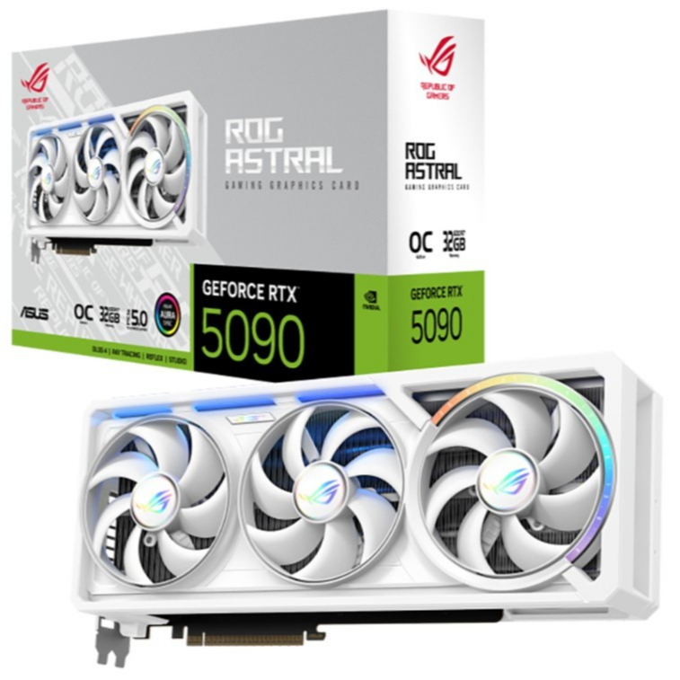 ASUS ROG ASTRAL RTX5090 GAMING OC WHITE EDITION 32GB GDDR7