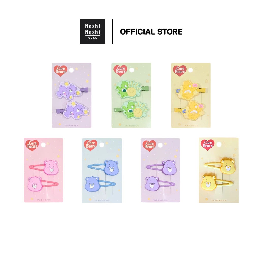 Moshi Moshi กิ๊บติดผม ลาย Care Bears ลิขสิทธิ์แท้ กิ๊บติดผมน่ารักๆ รุ่น 6100006373-6869