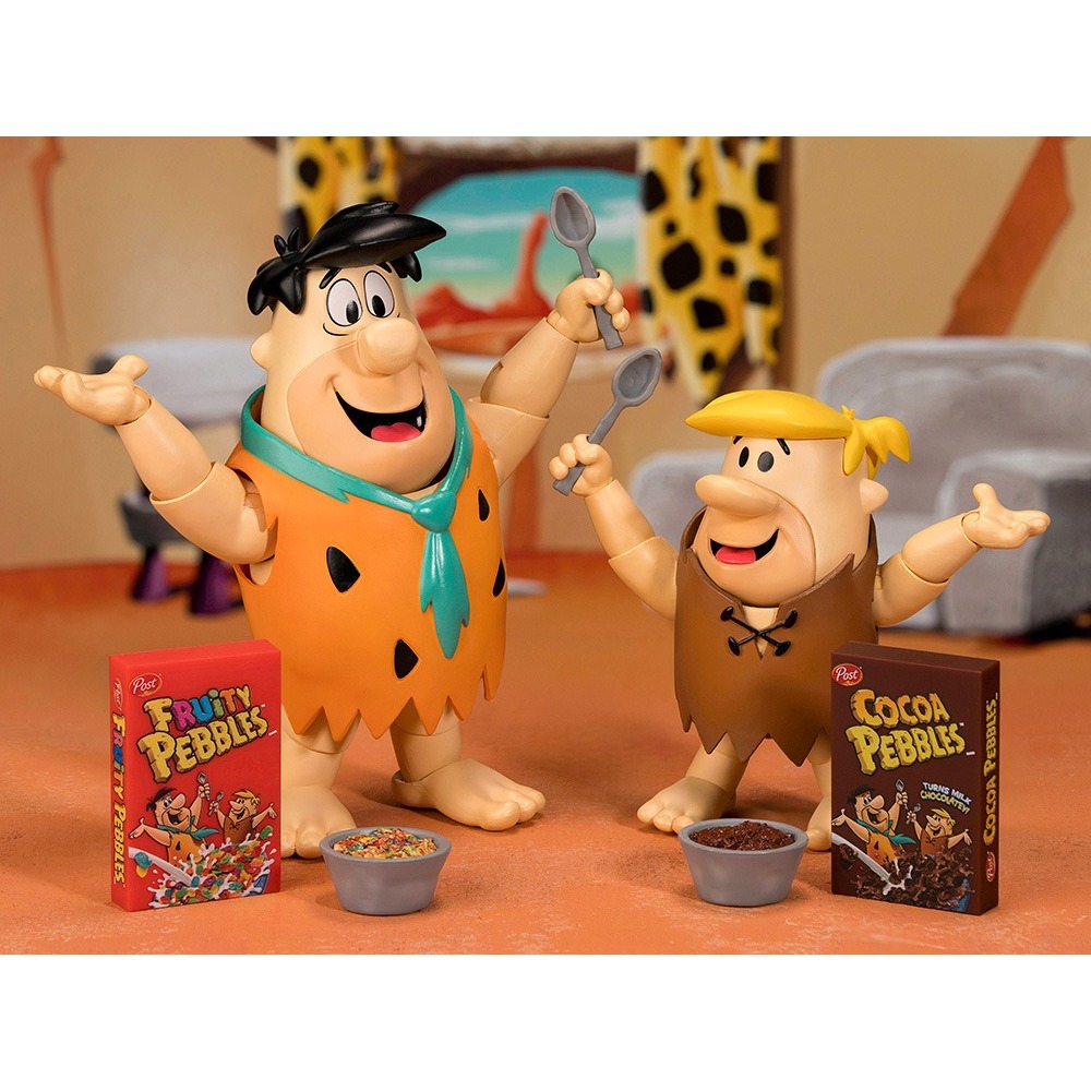 [Pre Order] Jada Toys 1/12 Scale Fruity Pebbles Fred Flintstone &Cocoa Pebbles Barney Rubble