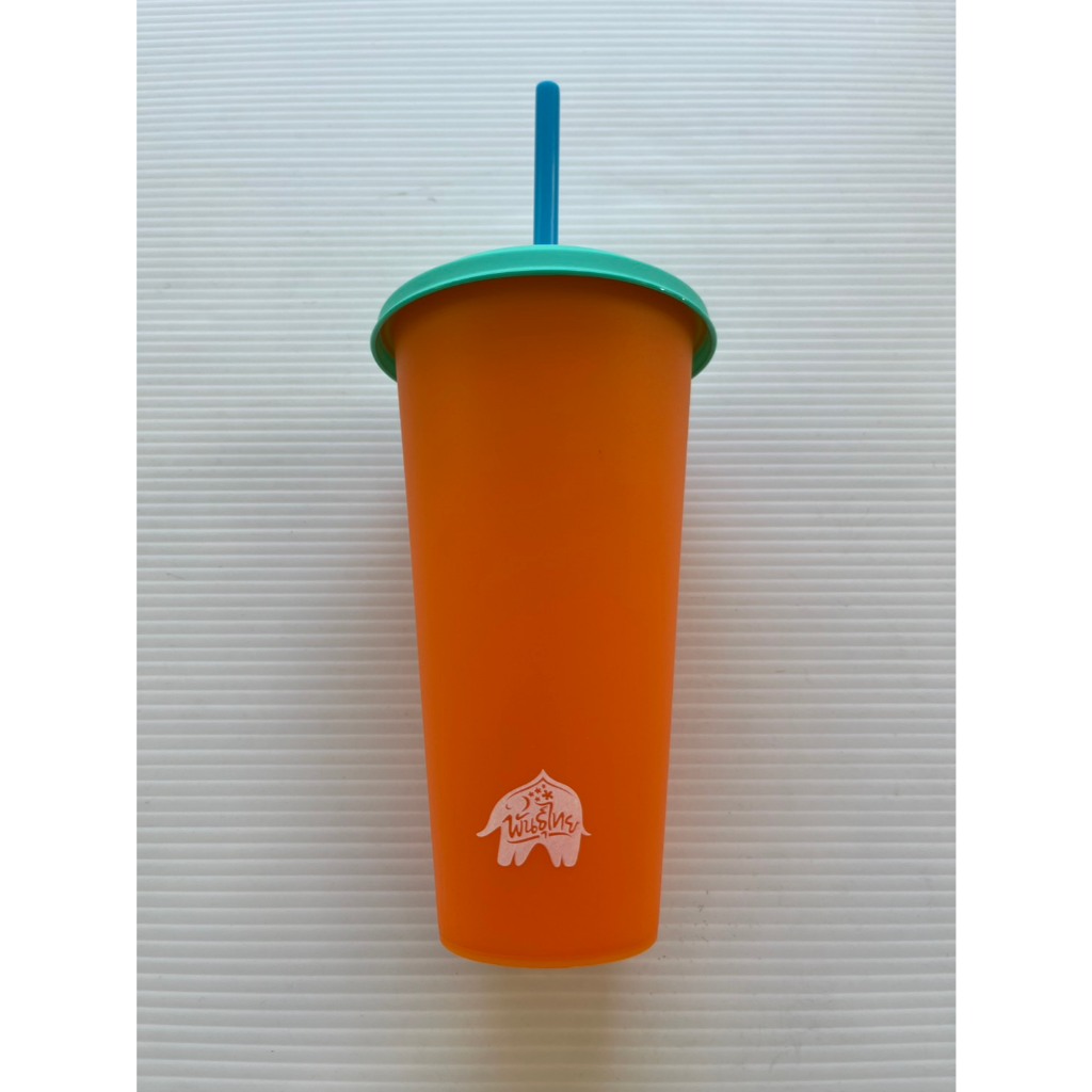 แก้วพลาสติกเปลี่ยนสี Color changing cup กาแฟพันธุ์ไทย PUNTHAI COFFEE ความจุ 24 Oz.