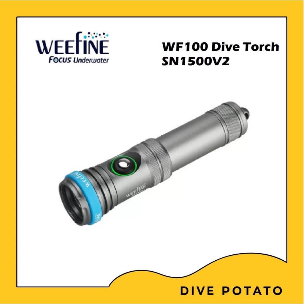 WEEFINE Scuba Diving Light Dive Torch SN1500V2