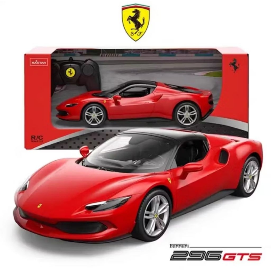 [Speedsnapbkk] Rastar โมเดลรถบังคับวิทยุ 1:16 Ferrari 296GTS ดี สีสวย รายละเอียดสมจริง พร้อมกล่อง คุ