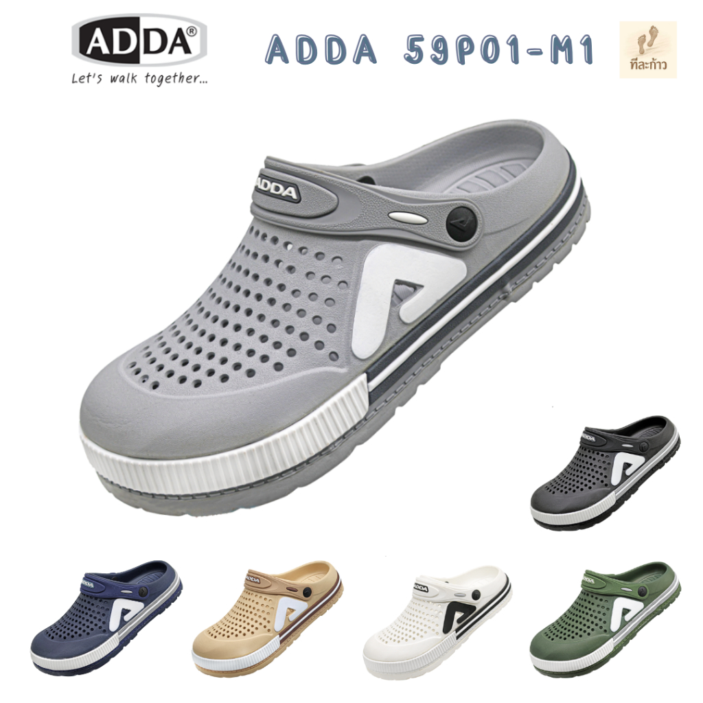 รองเท้าแตะ ADDA รุ่น 59P01-M1 หัวโต ระบายอากาศดี ใส่สบาย ทนทาน