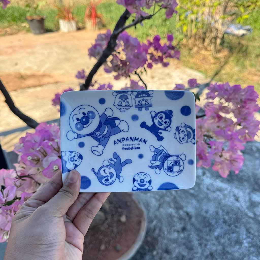 จานเซรามิกอันปังแมน anpan man