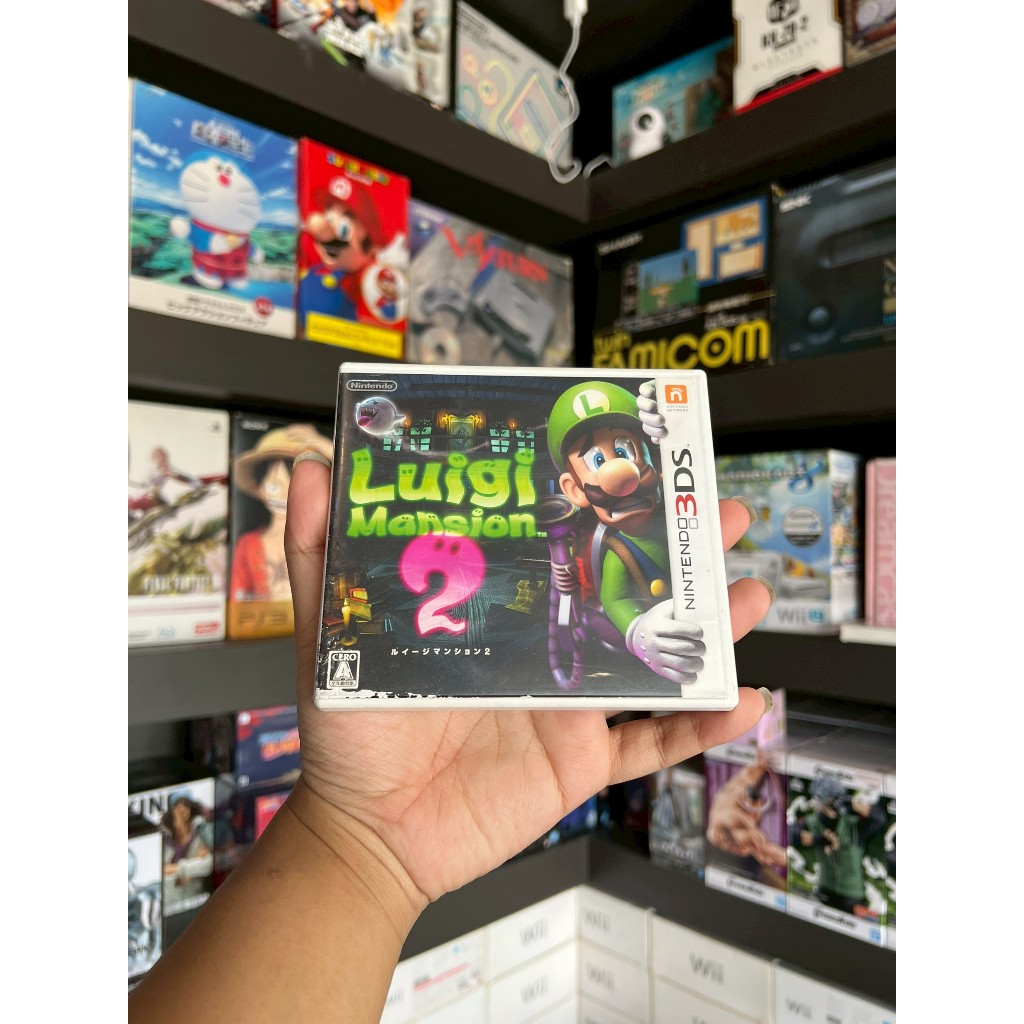 แผ่นเกมแท้ 3DS Luigi's Mansion 2 Japan มือสอง
