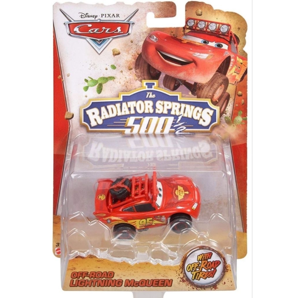 รถเหล็กไลท์นิ่ง แม็คควีน ออฟโรด (Off-Road Lightning McQueen die-cast car) จาก Mattel