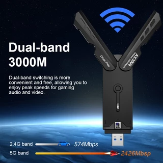 Actual Wifi6+BT5.4 รุ่นใหม่ล่าสุด ใช้งานได้2ฟังก์ชั่นในตัวเดียว ไวไฟ6 AX3000+Bluetooth5.4 Wifi รับได้ทั้งความถี่