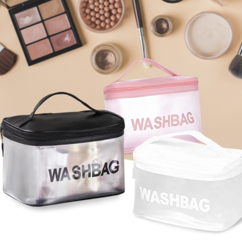 🎉📍SALE🎉📍กระเป๋าเก็บเครื่องสำอาง กระเป๋าเครื่องสำอาง กันน้ำ คละสี