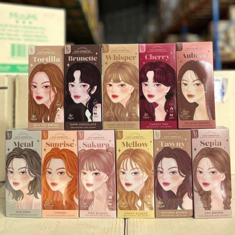 ยาย้อมผม Kota กลิ่นหอม ไม่แสบหนังศรีษะ
