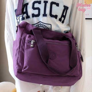 Lingky กระเป๋าสะพายไหล่+สะพายข้าง ผ้าร่มพรีเมี่ยม 4 ช่องซิป …