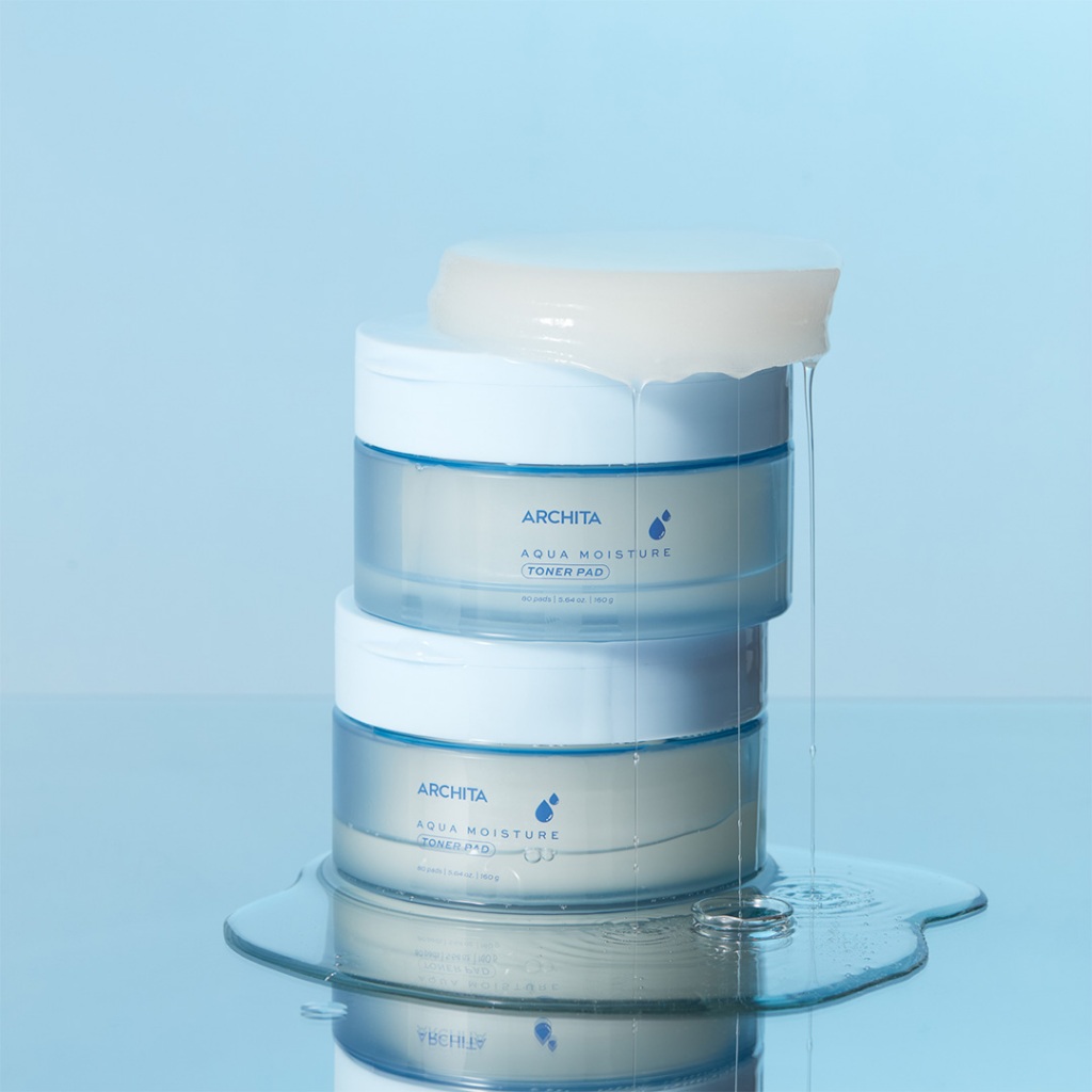 ARCHITA AQUA MOISTURE TONER PAD อาชิตา  อควา มอยส์เจอร์ โทนเนอร์ แพด
