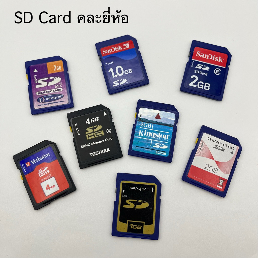 SD Card แท้ คละยี่ห้อ / Card reader Type-C / Card reader Lightning