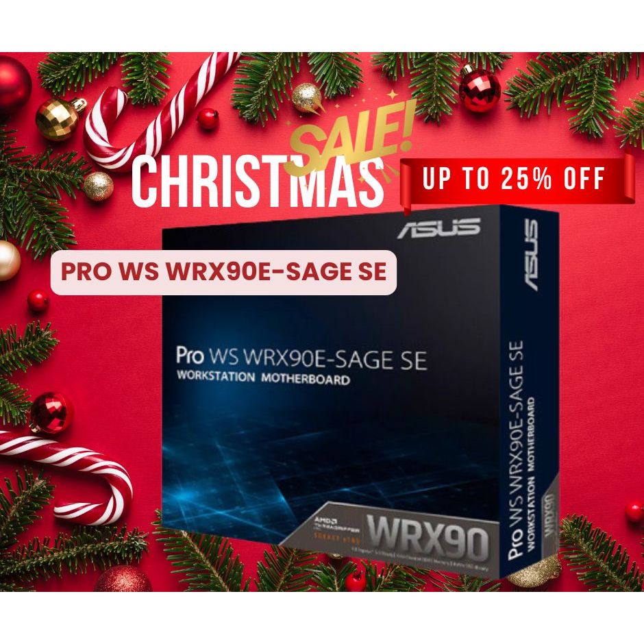 เมนบอร์ดเวิร์คสเตชั้น MAINBOARD ASUS PRO WS WRX90E-SAGE SE