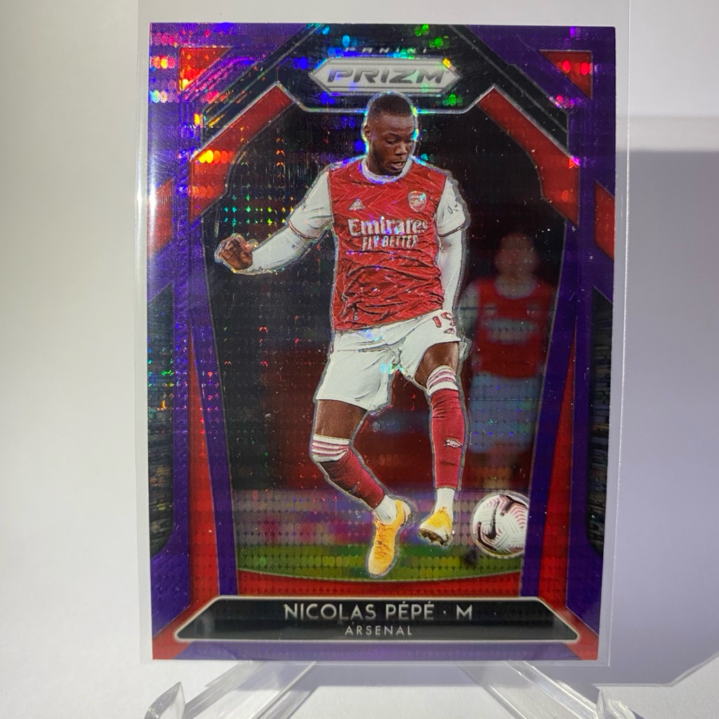 การ์ดนักฟุตบอล NOCOLAS PEPE, ARSENAL, (PRIZM), PANINI PRIZM 2020