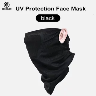 SOLOEVER ผ้าบัฟ กันแดด กันuv UPF50+ ผ้าบัฟกันแดด แบบเกี่ยวหู ยืดหยุ่น ระบายอากาศได้ดี