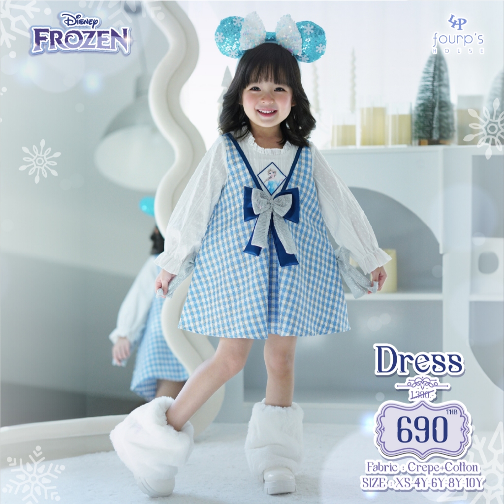 DISNEY PRINCESS : 072046  เดรสเด็กลิขสิทธิ์แท้