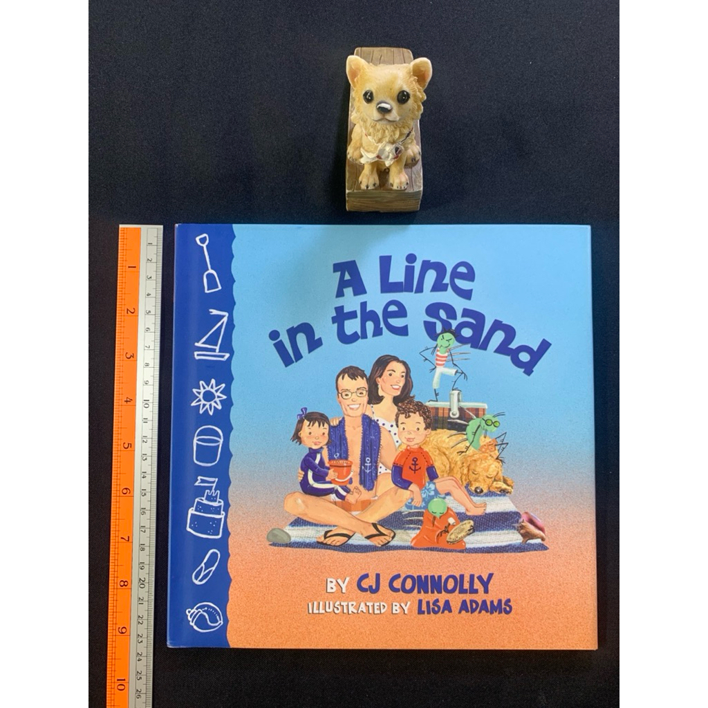 A Line in the sand By CJ Connolly หนังสือเด็กภาษาอังกฤษปกแข็ง (มือสอง)