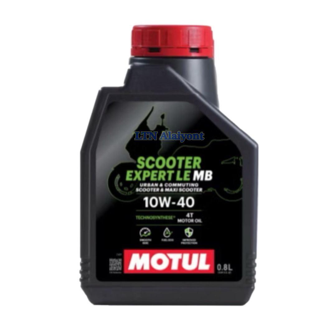 ✅🌈 ของแท้ ❣️ โมตุล น้ำมันสังเคราะห์สูตร Motul SCOOTER EXPERT LE 4T 10W40 0.8L สำหรับจักรยานยนต์ 0.8 ลิตร API SP JASO MB