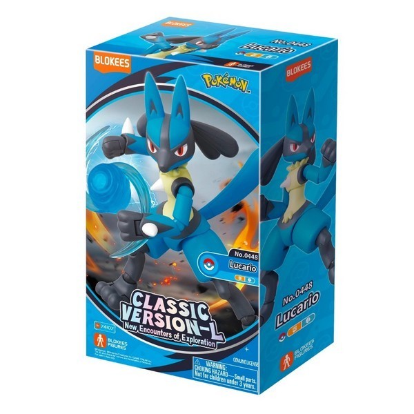 Blokees Pokemon 74107 Pokemon Classic Edition CV-L Lucario 810181531558 (Figure)