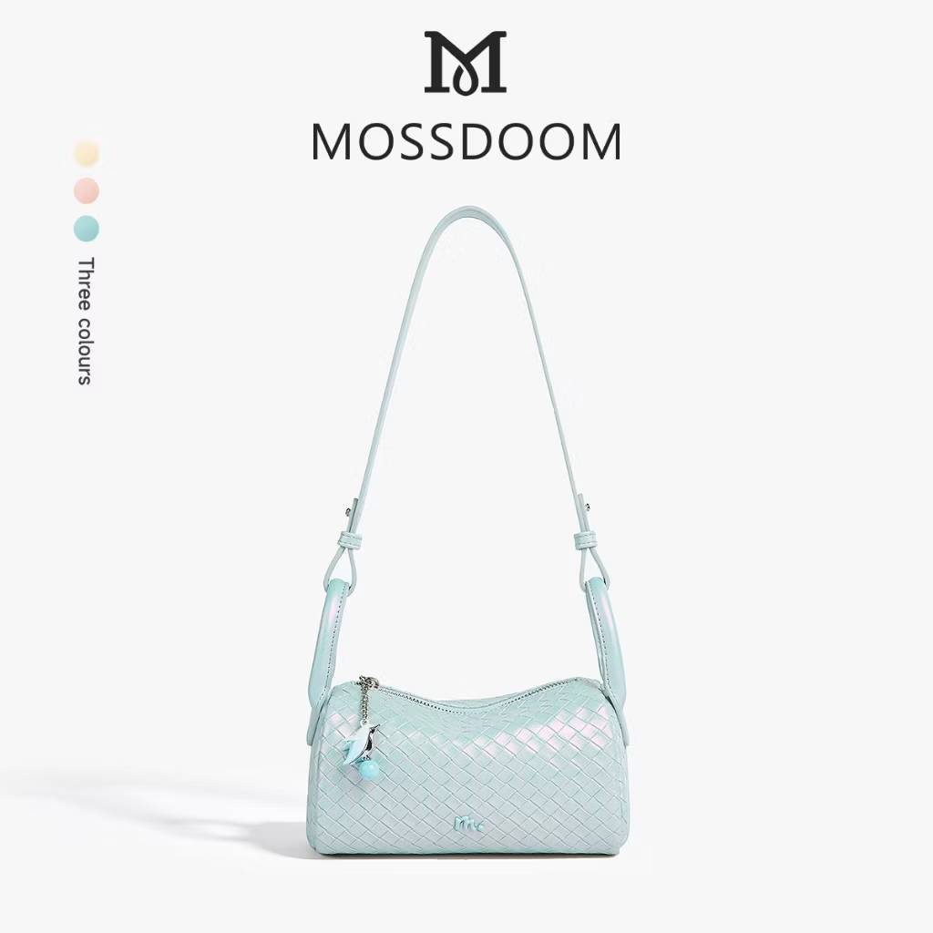 MOSSDOOM Alvara Bag ดีไซน์เฉพาะตัว หรูหราและทันสมัย ​​งานฝีมือทอ