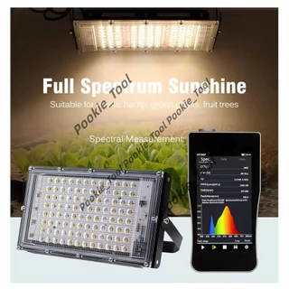 💥พร้อมส่ง💥ไฟปลูกต้นไม้ LED 100W Grow Light แสงสีม่วง เร่งเติบโต ใช้กับผัก-ไม้ดอก 50W/100W