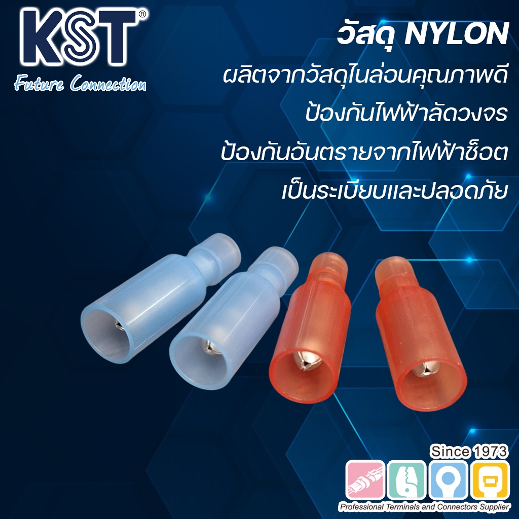 KST หางปลาเสียบกลมตัวผู้หุ้มเต็มชนิดไนล่อน ถุงละ100ชิ้น ราคา ถูกที่สุด ดีลบีเคเค แกลเลอรีภาพที่ 5